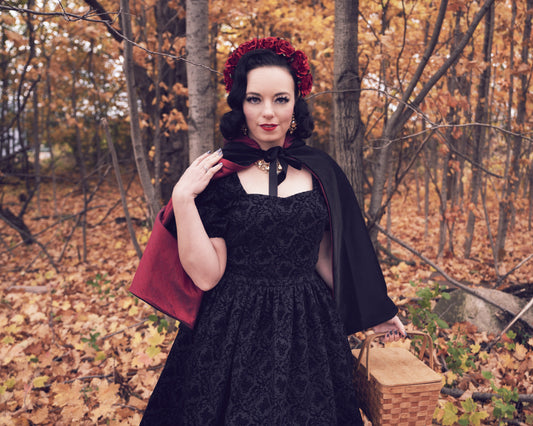 When Little Red Riding Hood Meets Dark Pinup