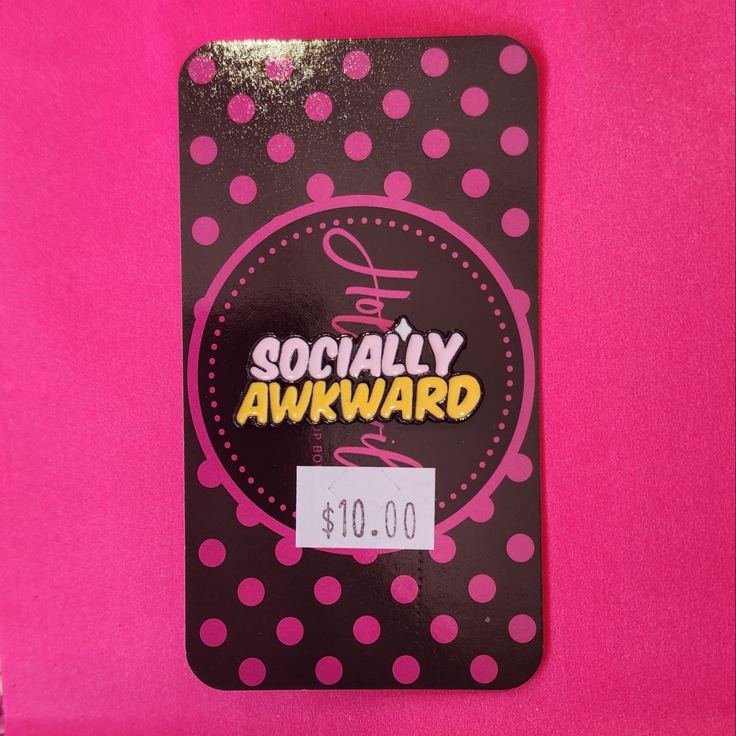 Socially Awkward Enamel Pin