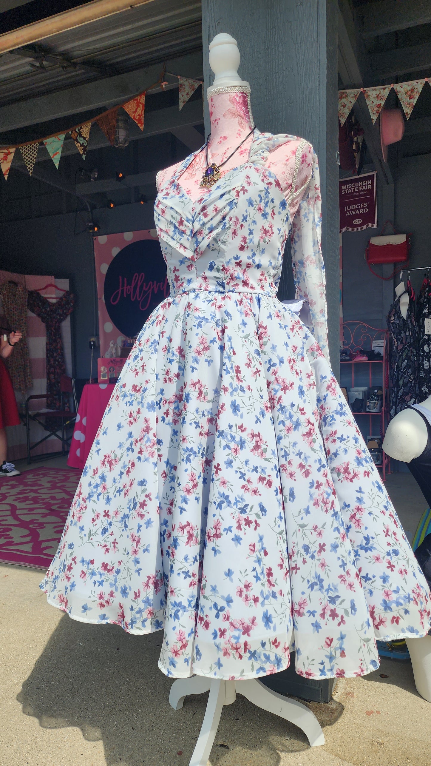 Floral Chiffon Dress by Hollyville