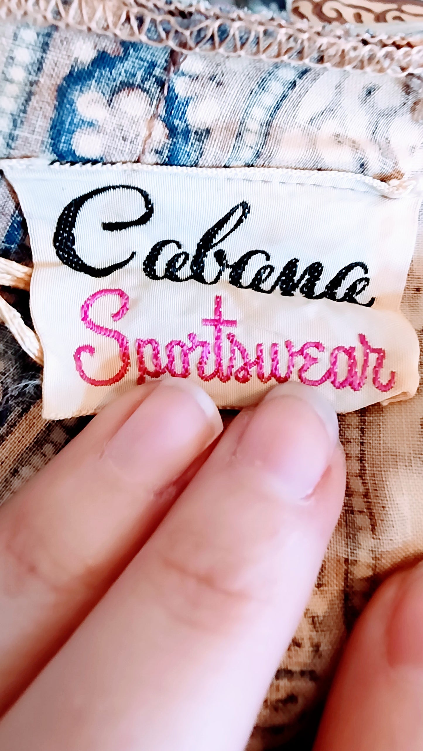 Vintage Cabana Sportswear Martin's Brooklyn Garden City Dress