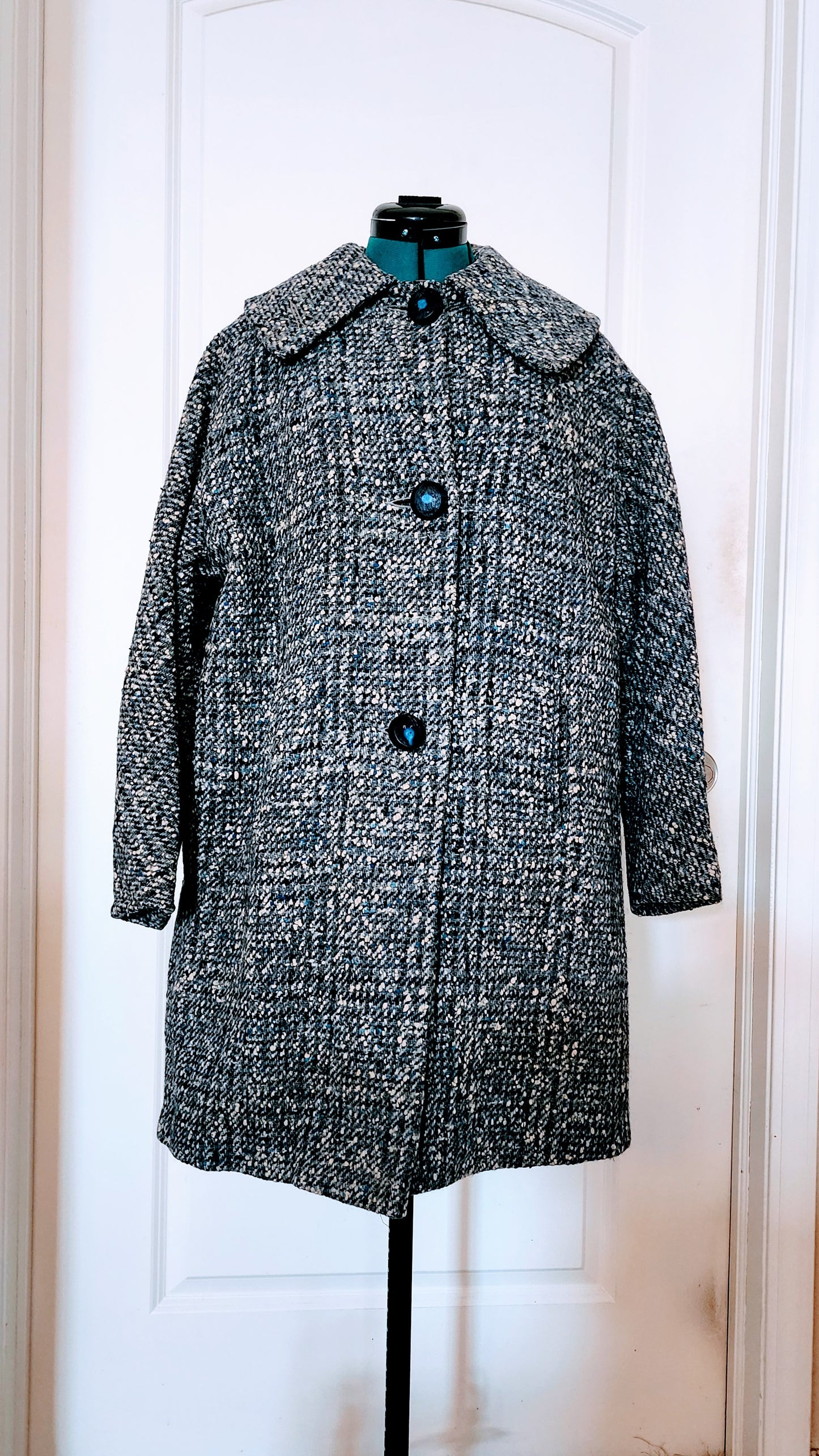 Vintage Tweed Wool Coat