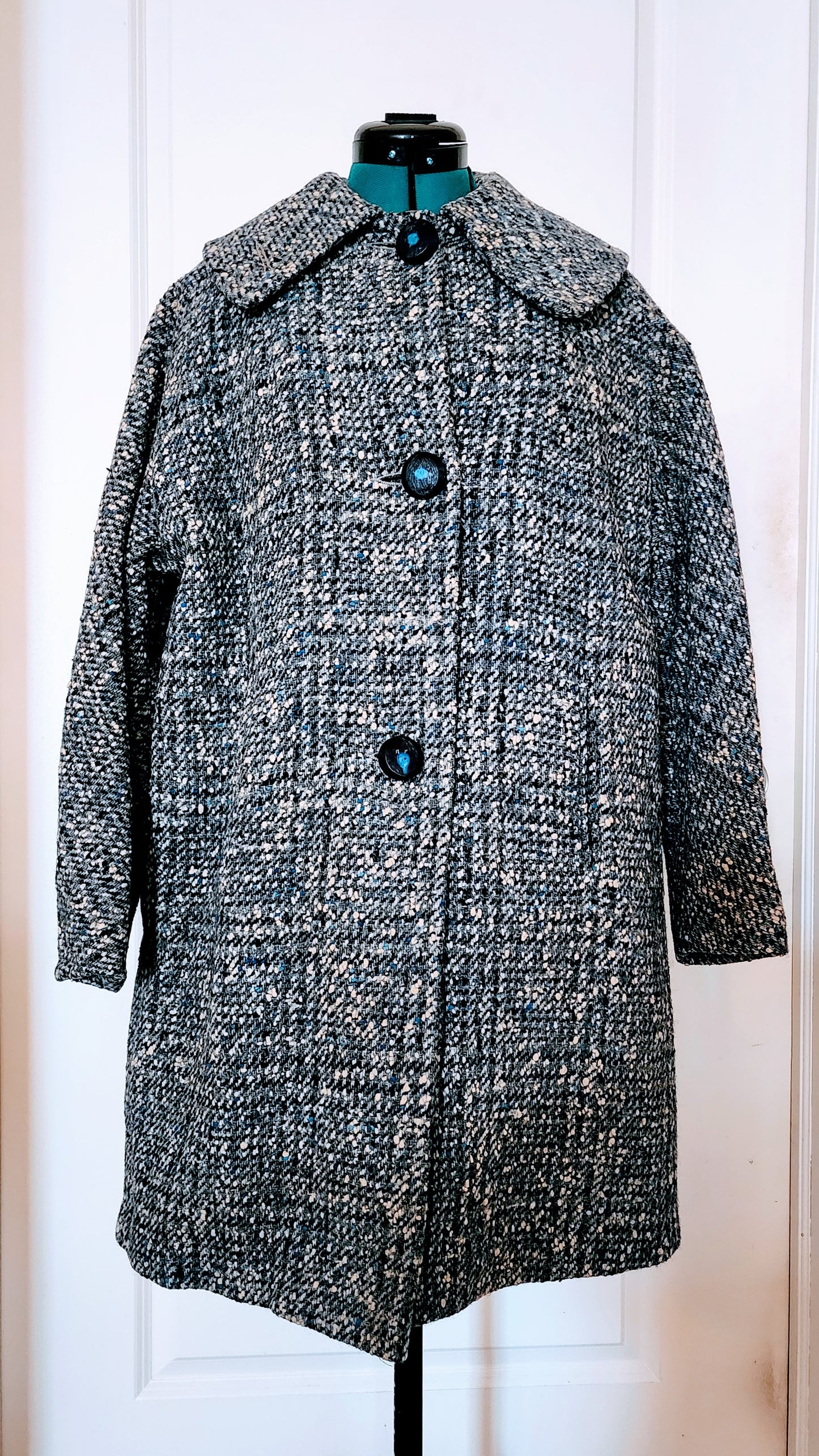 Vintage Tweed Wool Coat