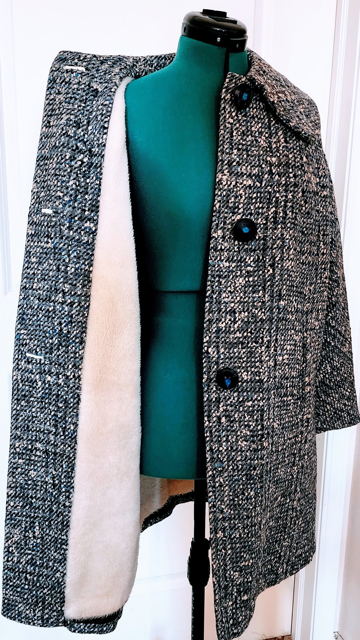 Vintage Tweed Wool Coat