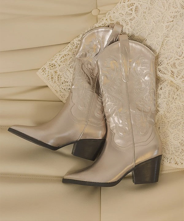 Classic Western Cowgirl Boots