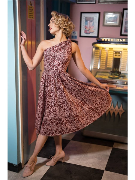 Theo Pink Roar Dress by Collectif