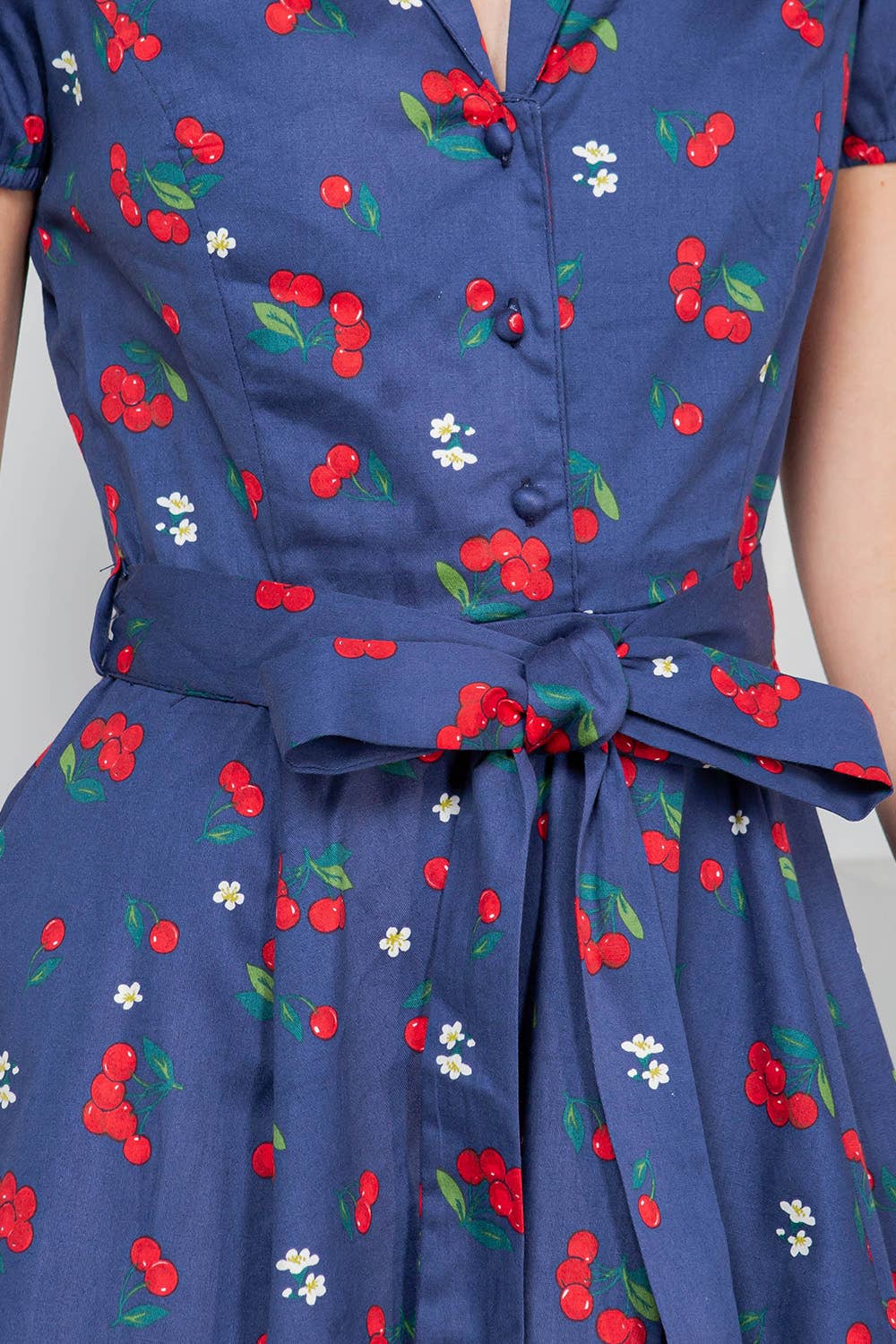 LA Soul - Cherry Retro Cotton Dress - PLUS Size: 3X