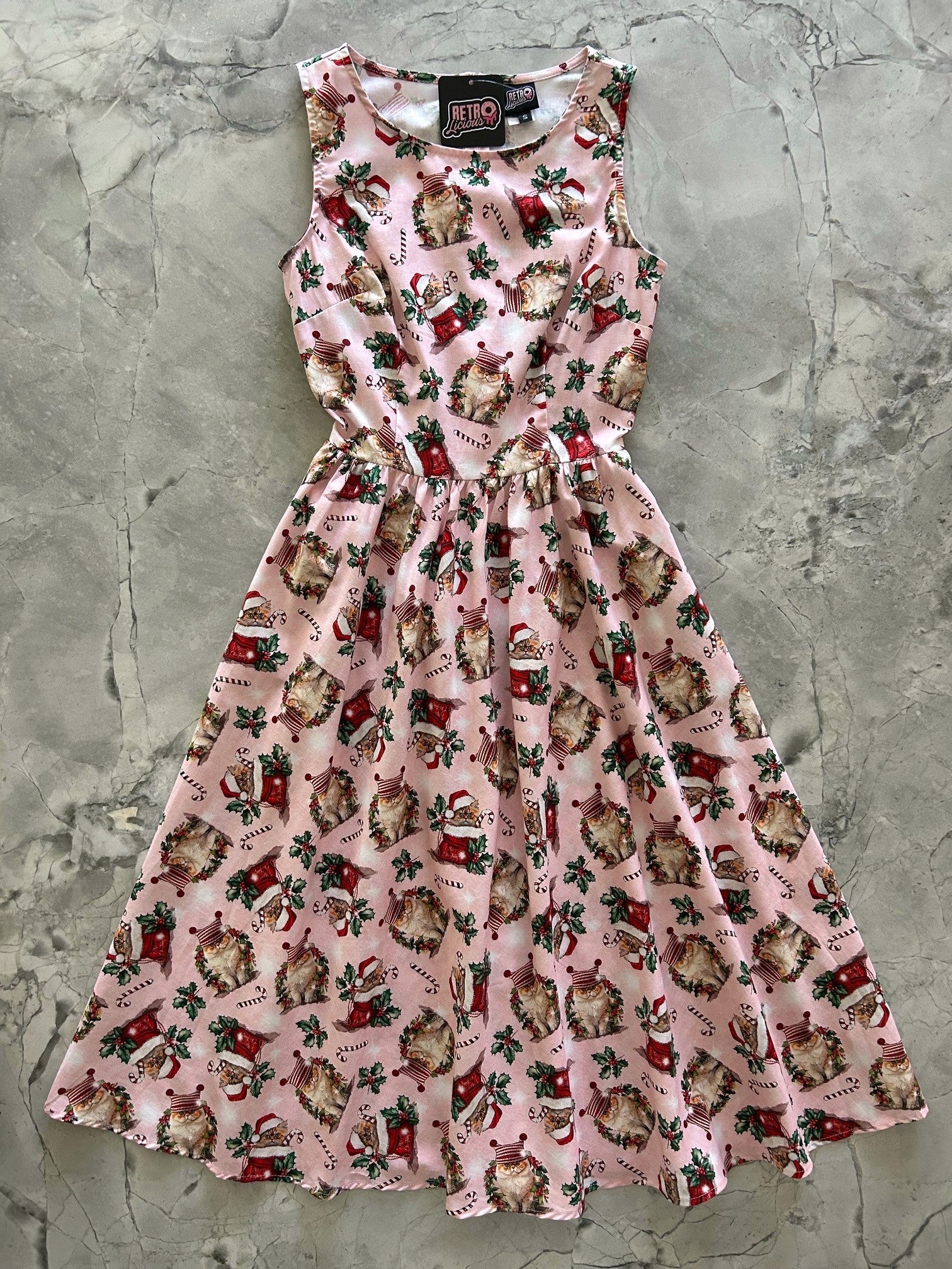 holiday cat dress Cats Midi ProductID: 118098