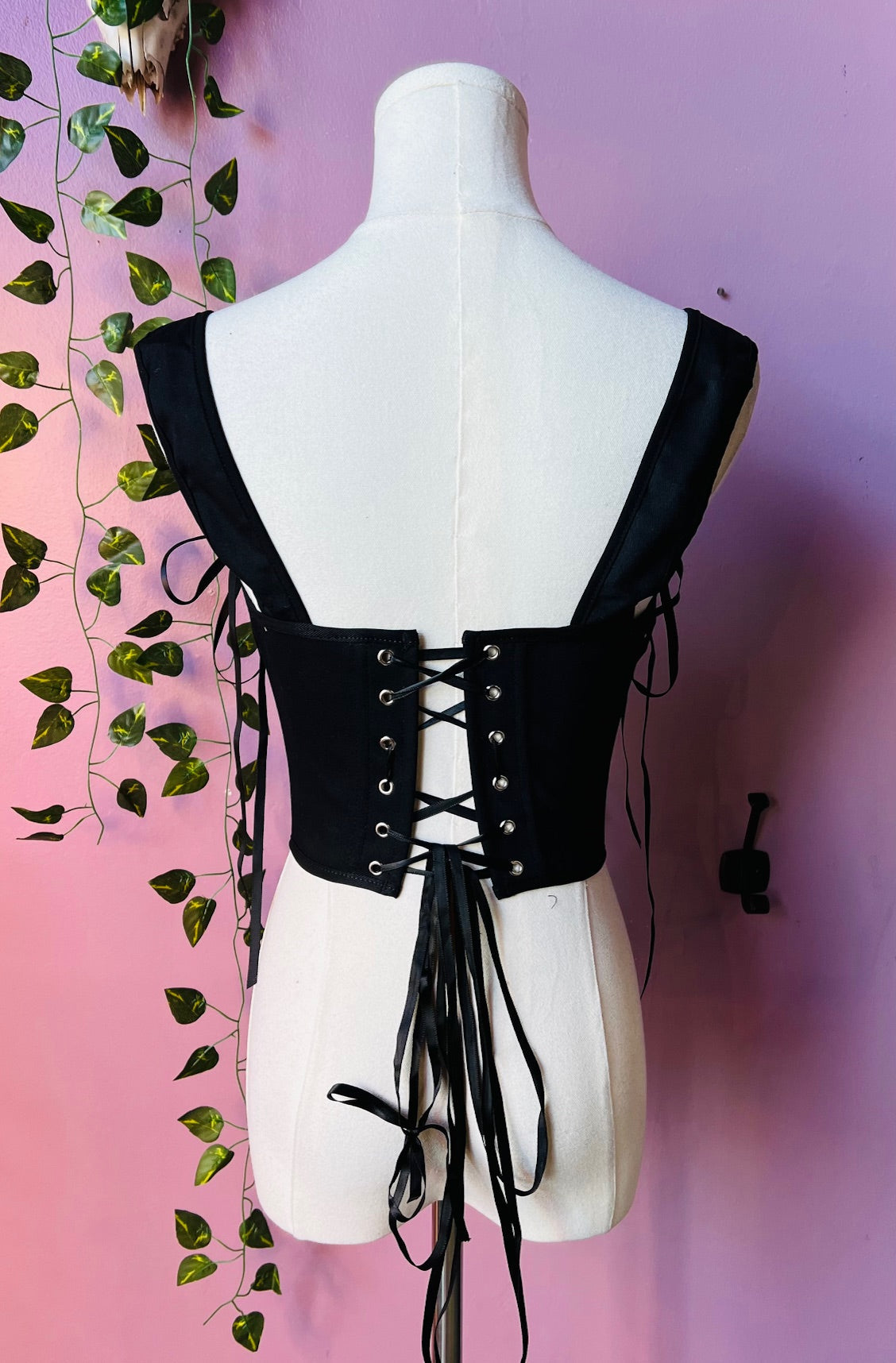 The Lydia Corset - Canvas Waist Cinching Corset