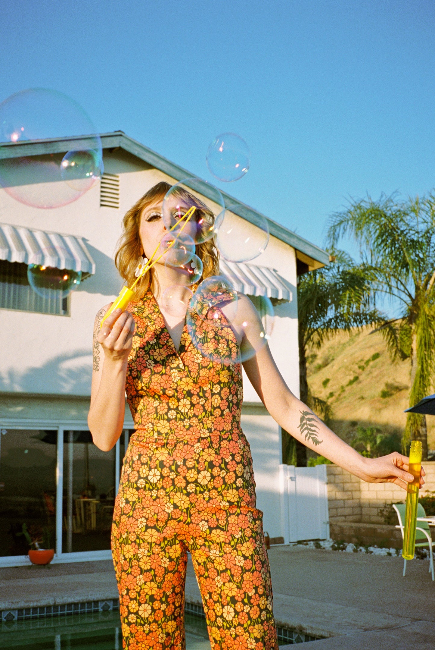 Cecilia Jumpsuit in Marigold