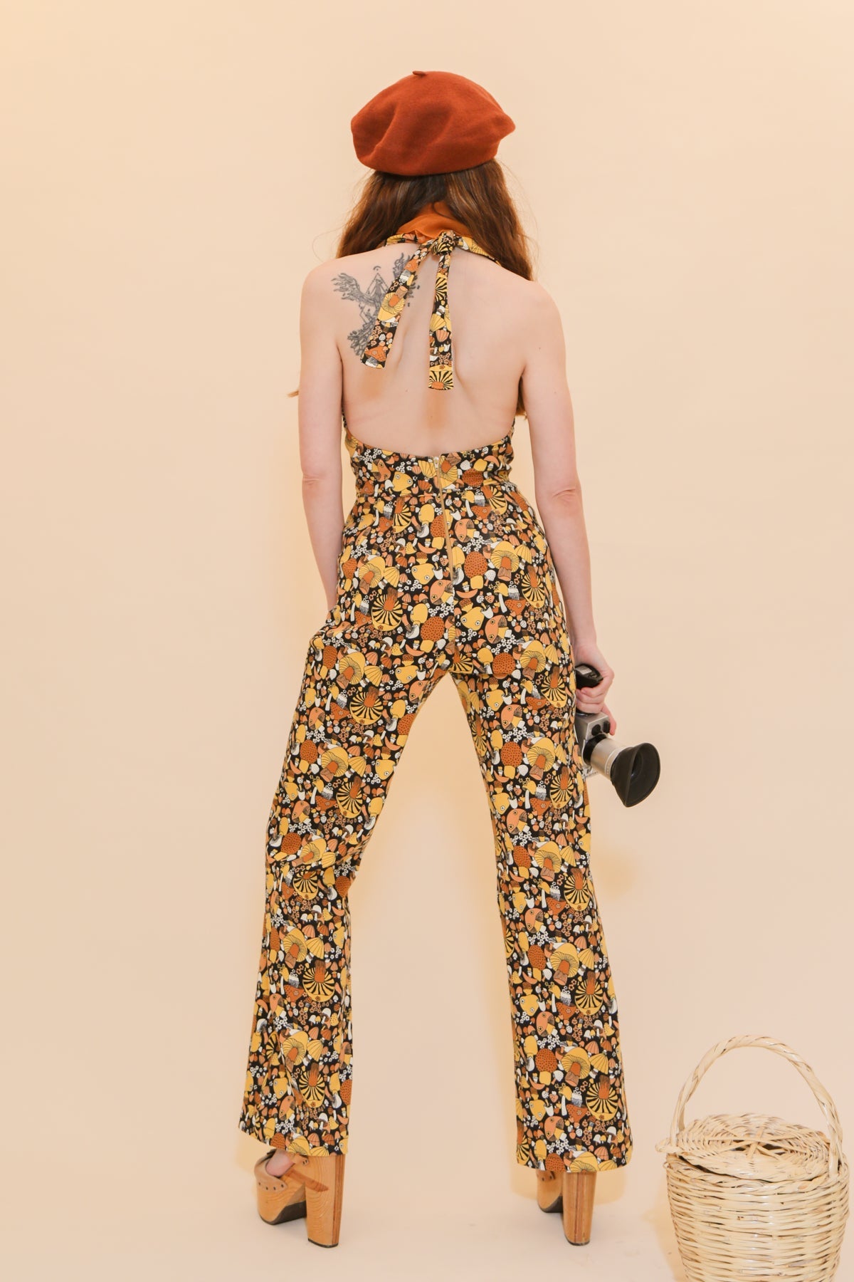 Cecilia Jumpsuit in Mushroom