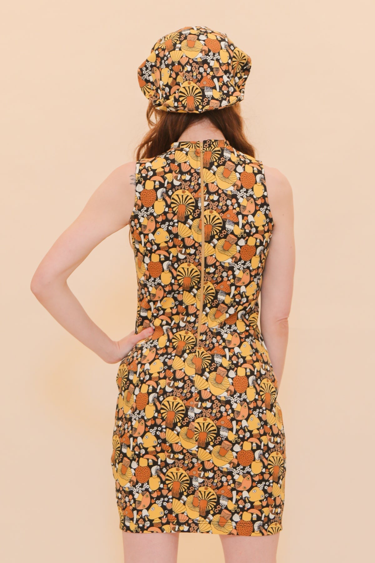 Audrey Mini-Dress in Mushroom
