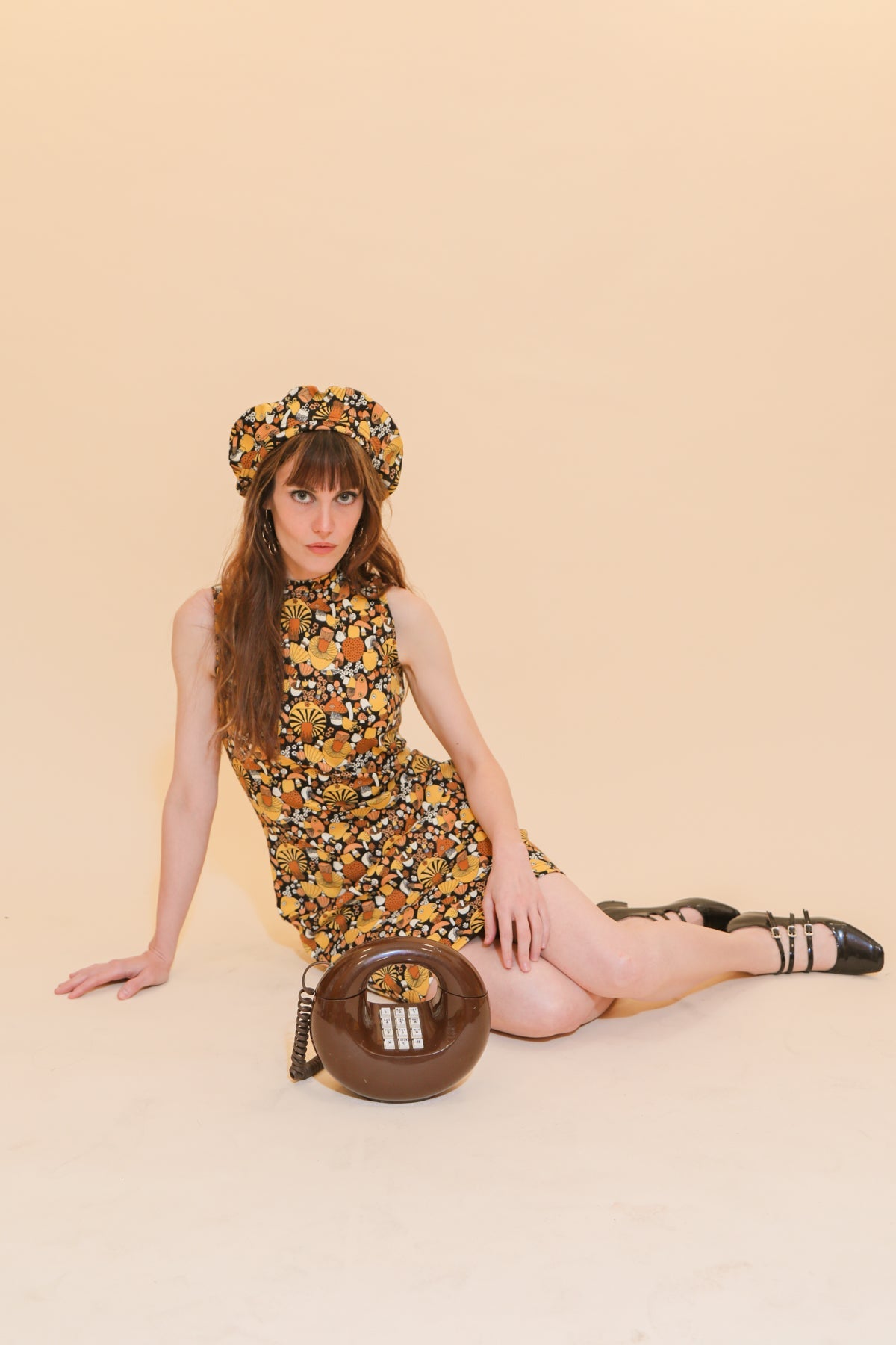 Audrey Mini-Dress in Mushroom