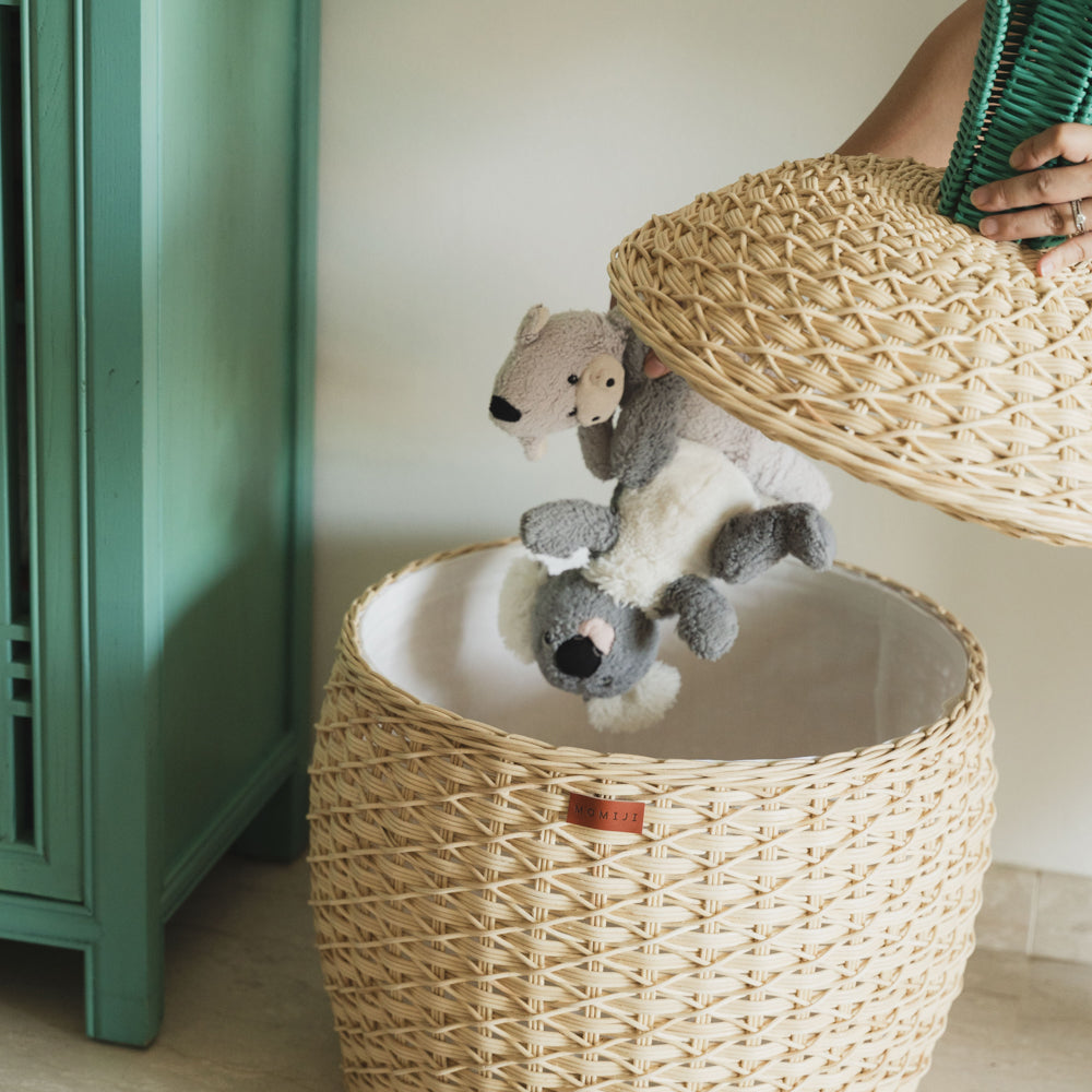 Pineapple Storage Basket Large - Natural