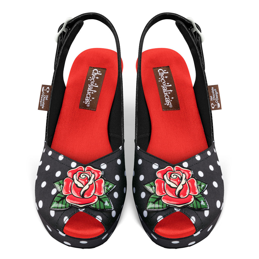 Chocolaticas® Rockabilly Women's Sandal Shoes