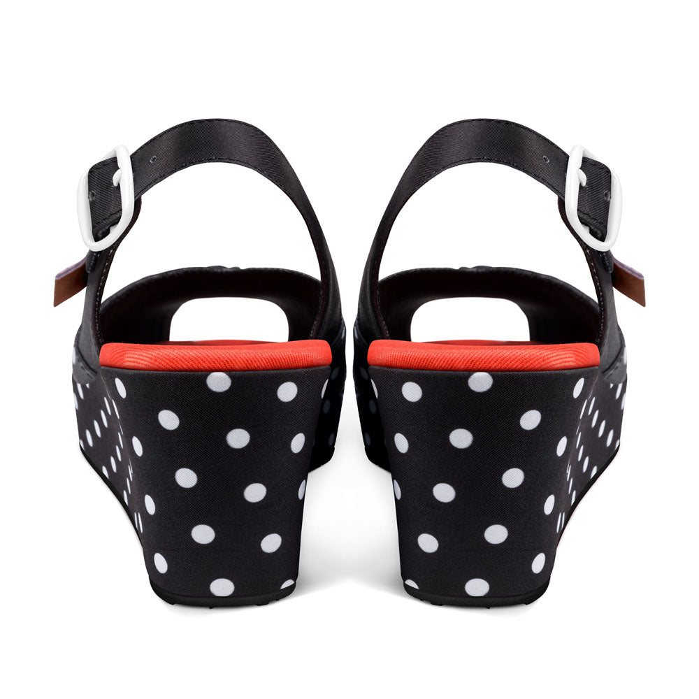 Chocolaticas® Rockabilly Women's Sandal Shoes