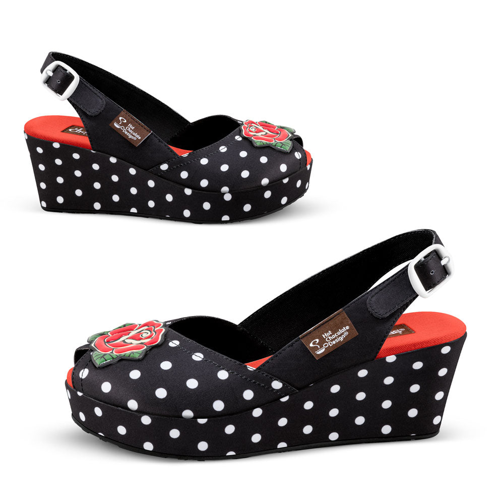 Chocolaticas® Rockabilly Women's Sandal Shoes