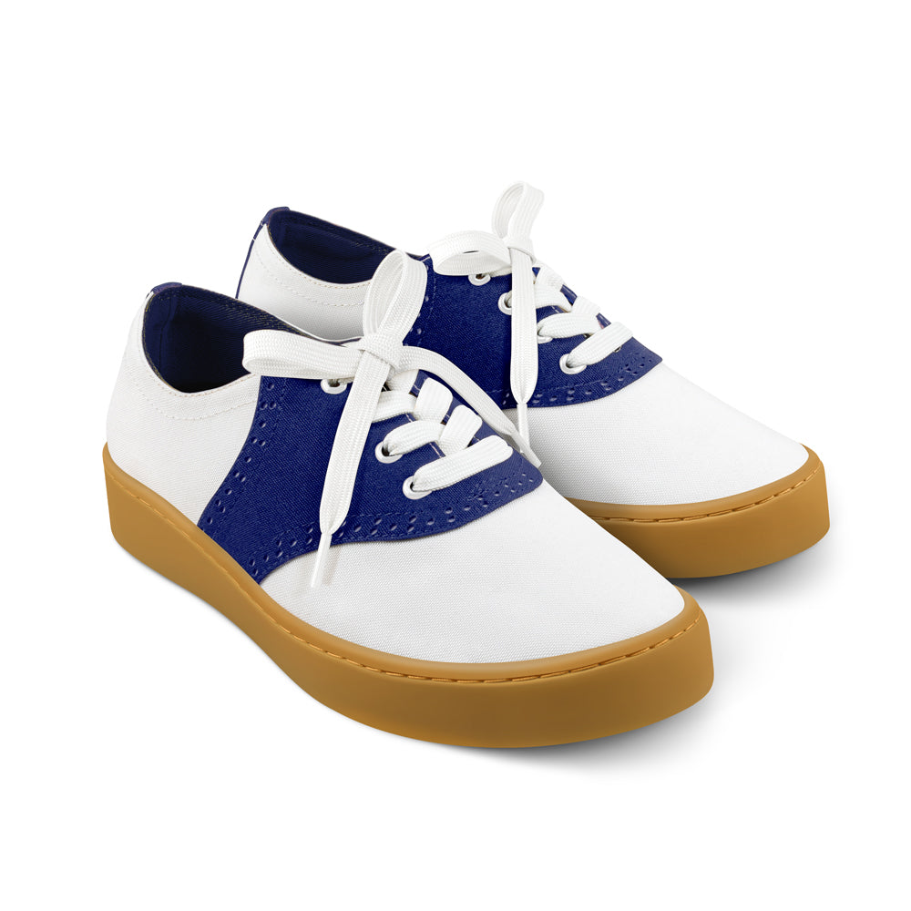 Saddle Blue Casual Sneaker Shoes