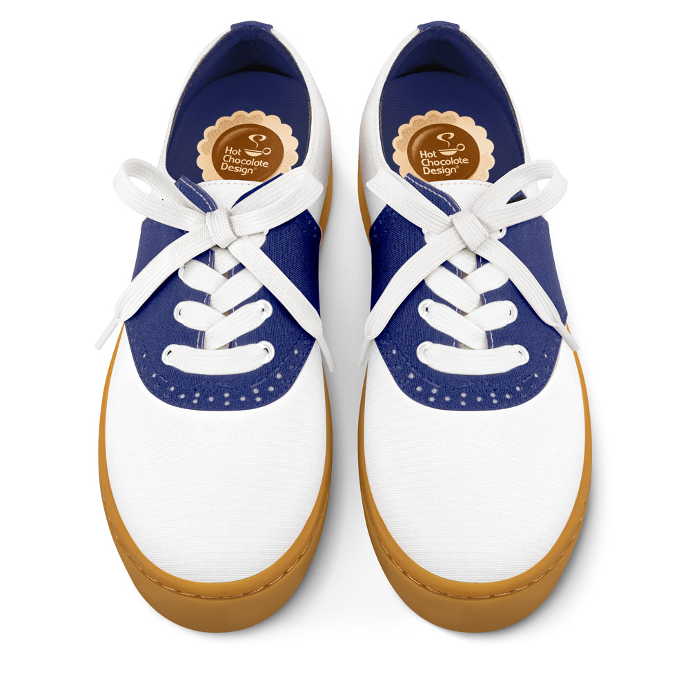 Saddle Blue Casual Sneaker Shoes