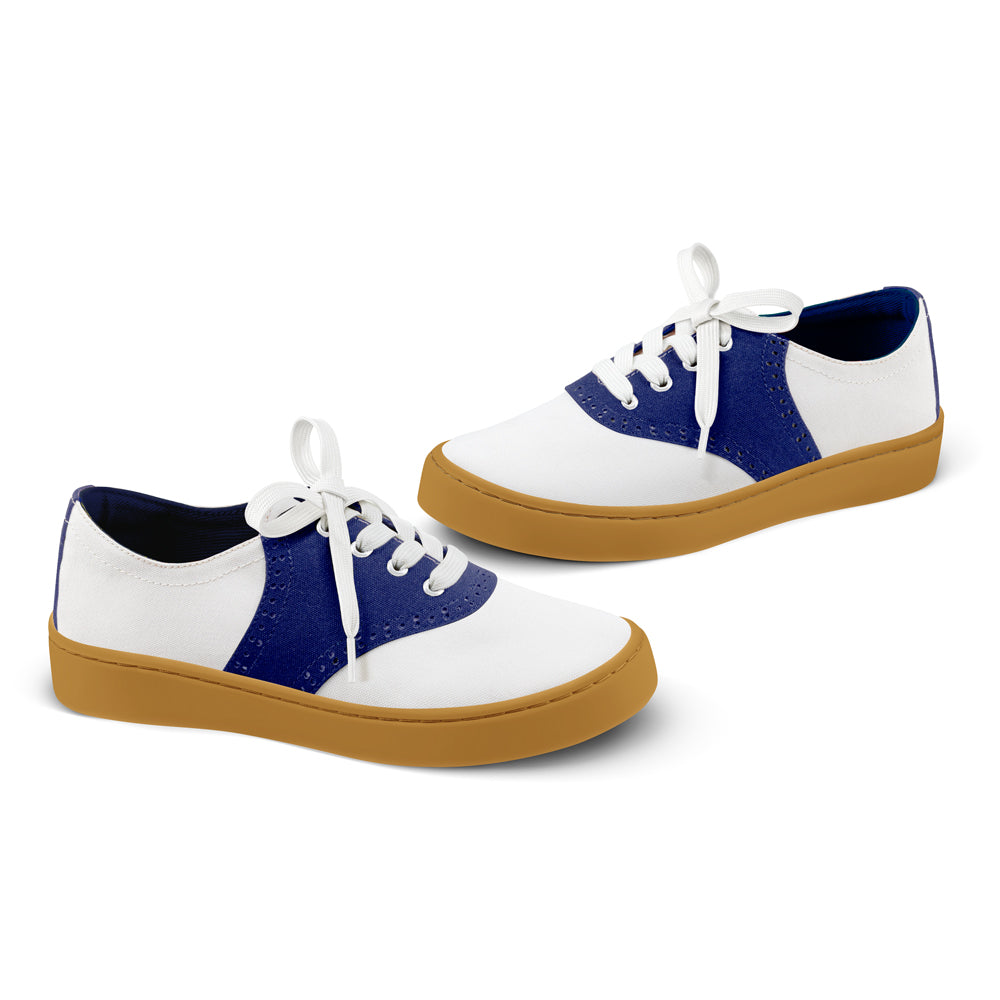 Saddle Blue Casual Sneaker Shoes