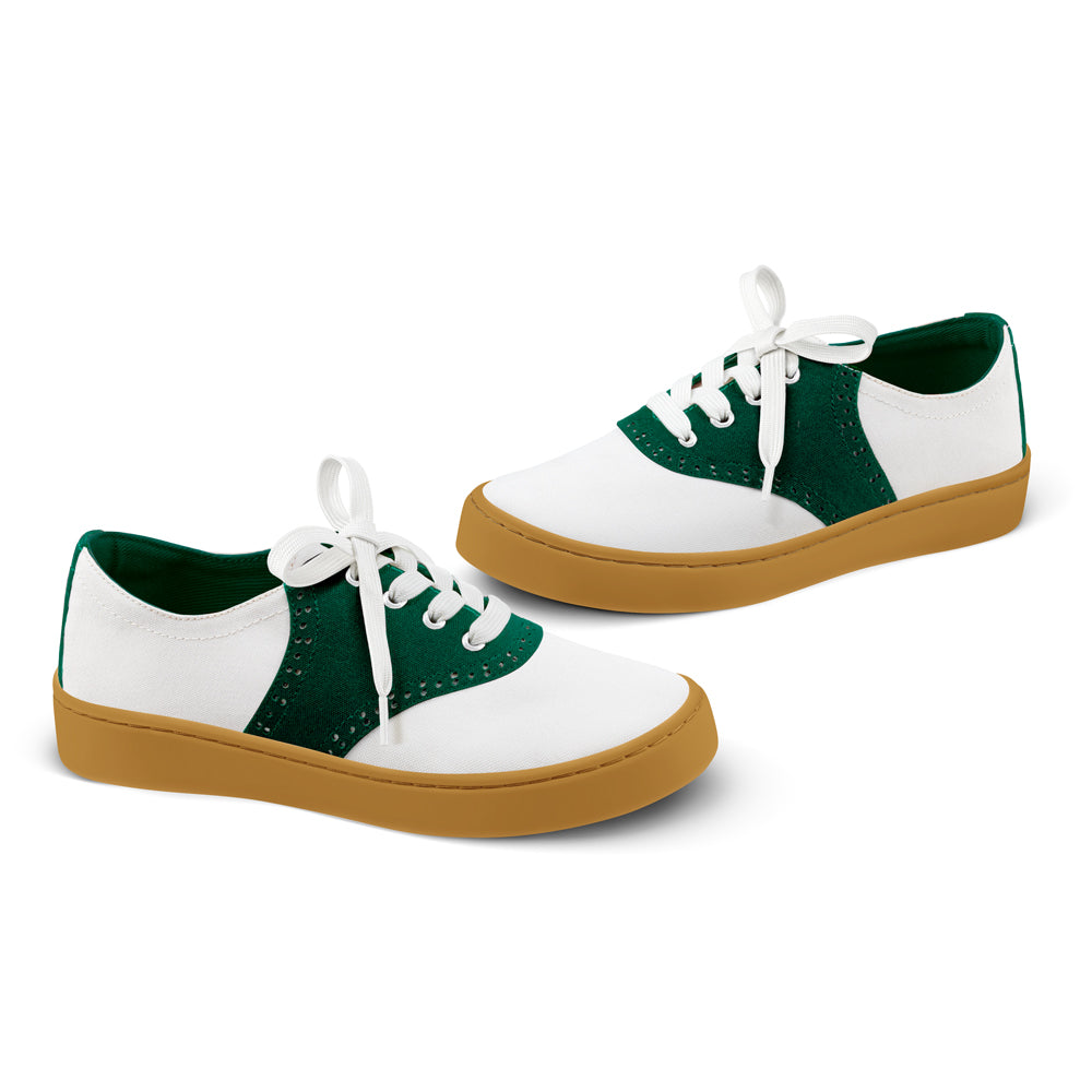Saddle Green Casual Sneaker Shoes