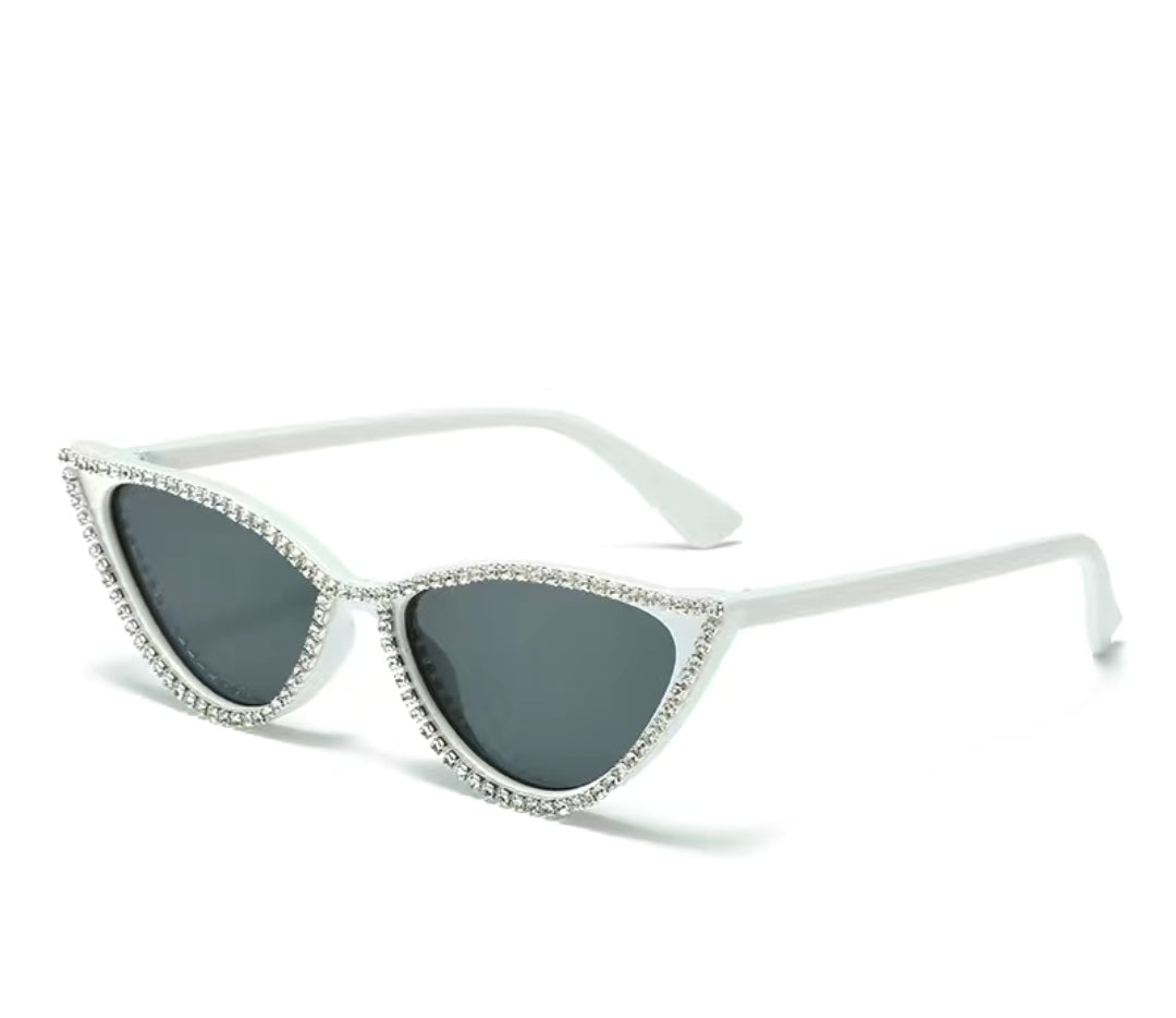 Cat Eye Rhinestone Sunglasses