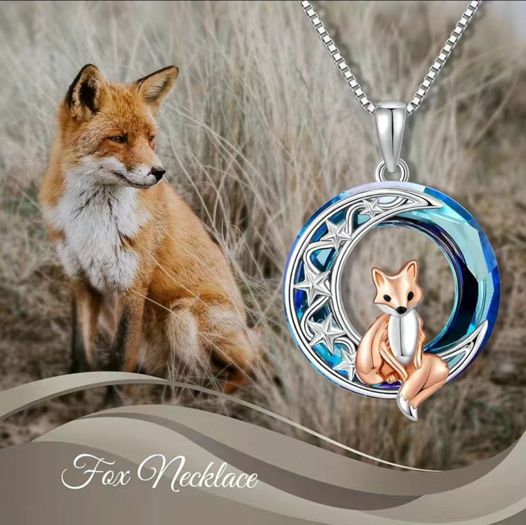 Fox Pendant Necklace