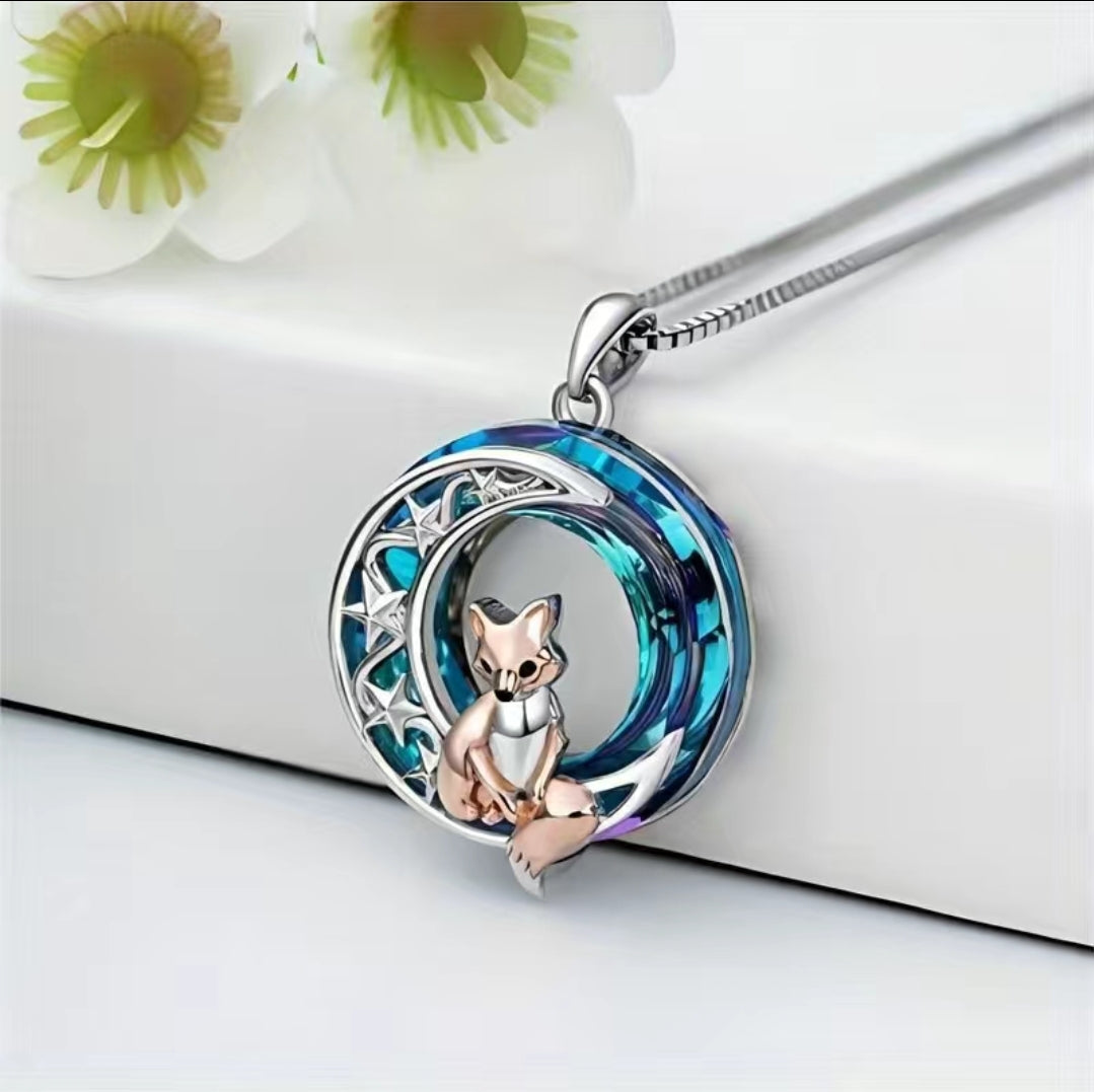 Fox Pendant Necklace