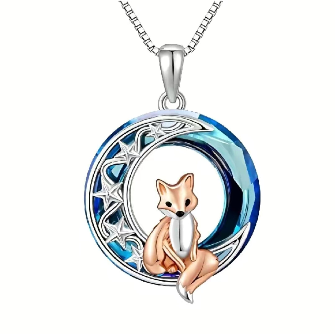 Fox Pendant Necklace