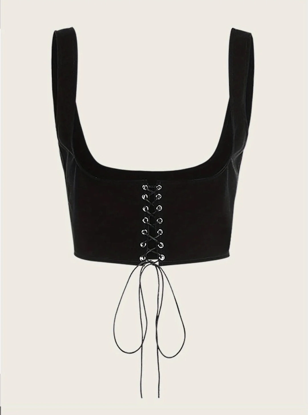 Black Velvet Lace Corset