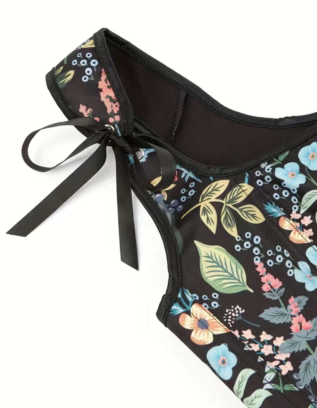 Floral Print Bodice