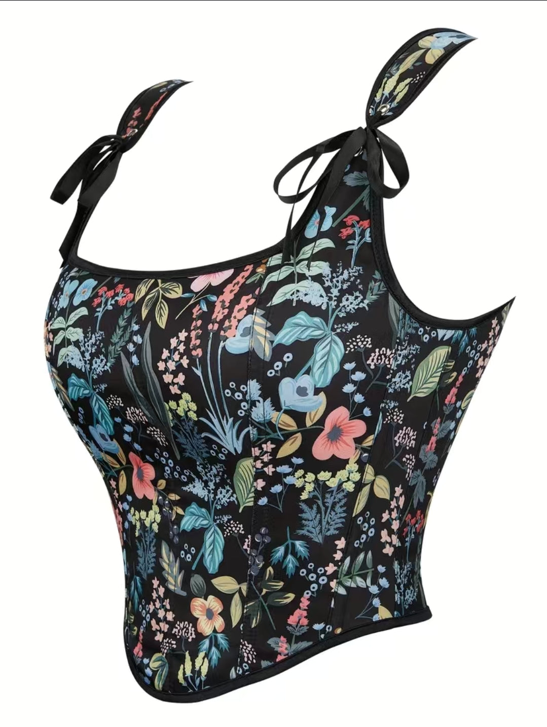 Floral Print Bodice