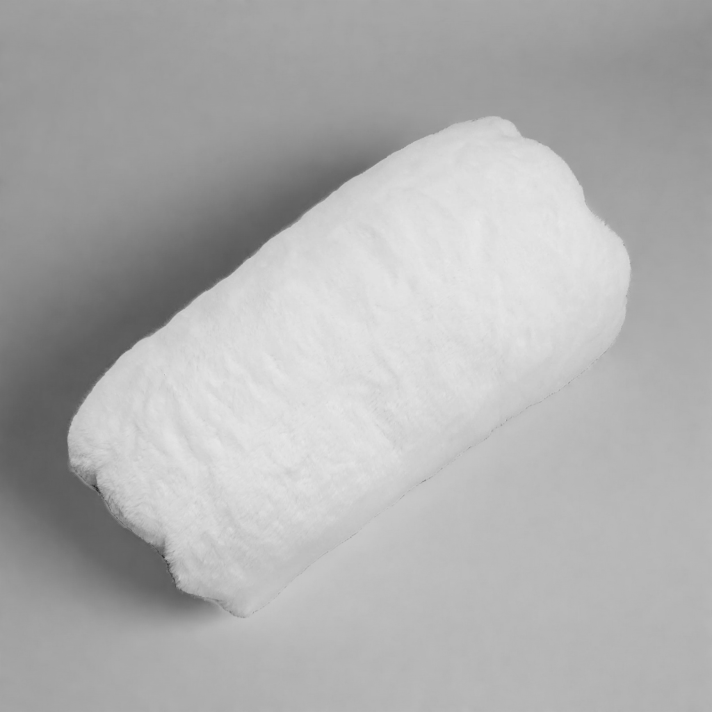 Vintage inspired faux fur hand muff warmer in white