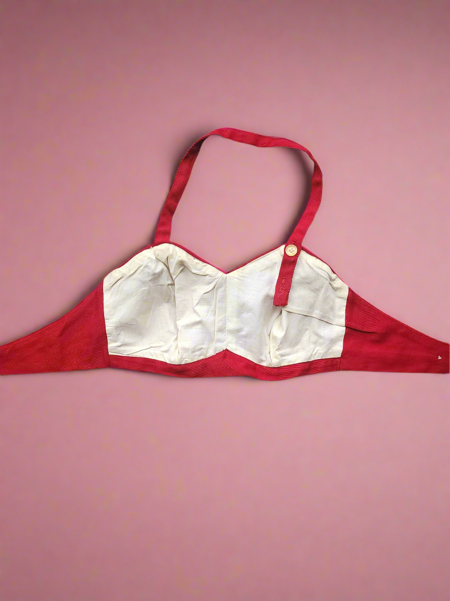 1950's Red True Vintage Sun Bathing Top