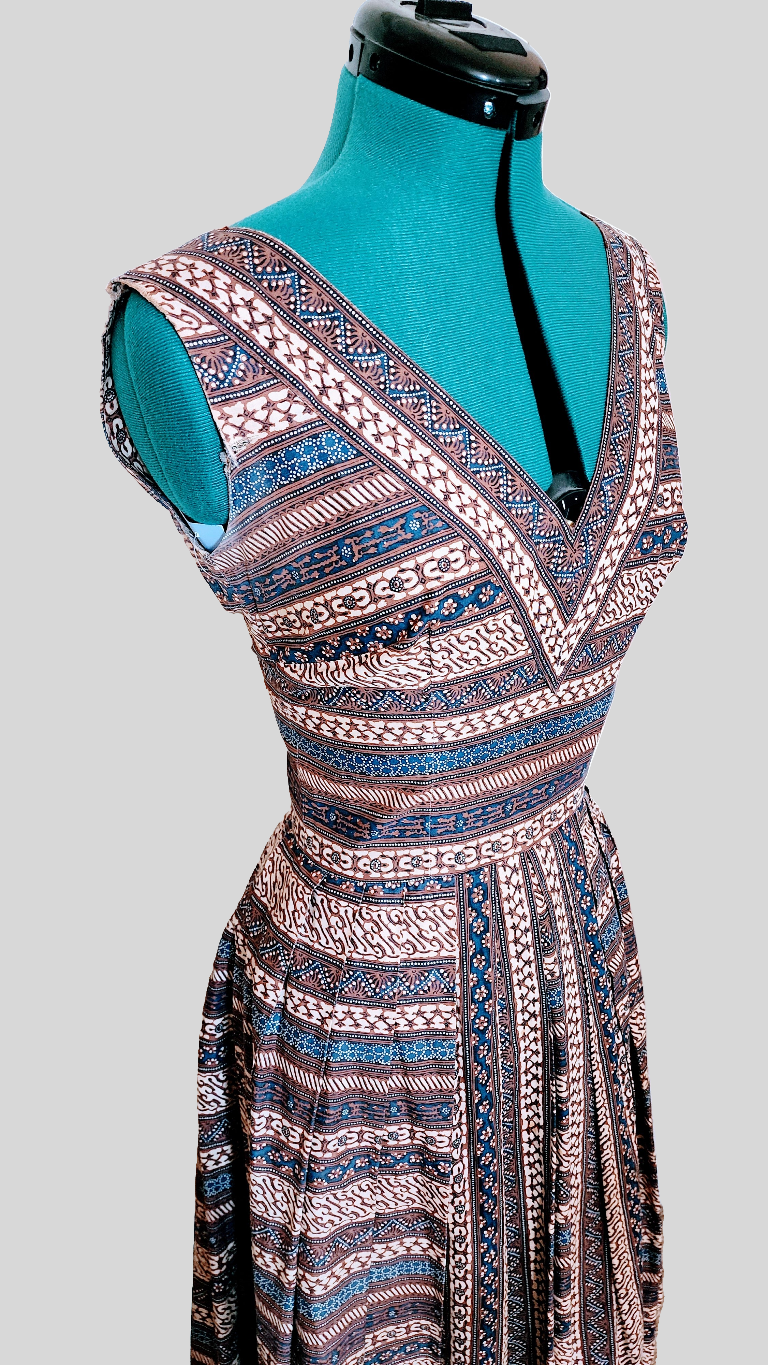 Vintage Cabana Sportswear Martin's Brooklyn Garden City Dress