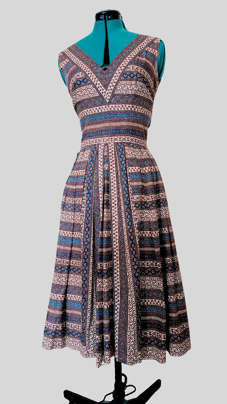 Vintage Cabana Sportswear Martin's Brooklyn Garden City Dress