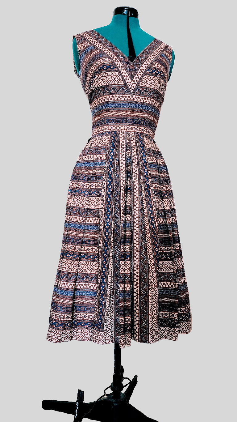 Vintage Cabana Sportswear Martin's Brooklyn Garden City Dress
