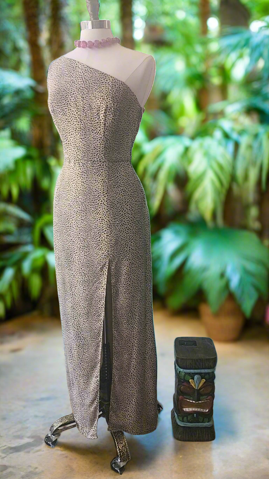 Cheetah Print Asymmetrical Jungle Dress by Hollyville