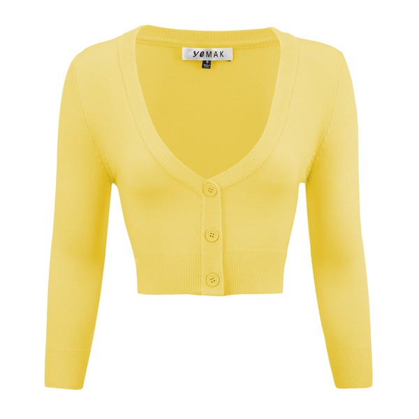 Women's Vintage Inspired Pinup Retro Bolero Cardigan by YeMAK