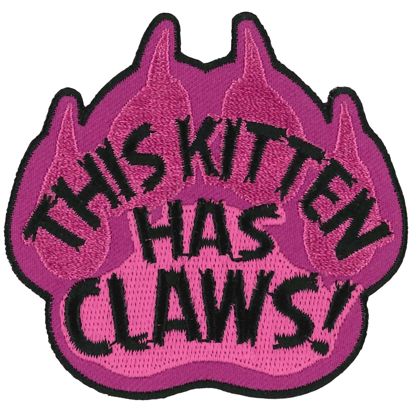Hot Leathers - Hot Leathers Kitten Claws Patch: MULTI / 3"X3"