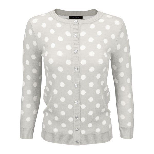 Pinup Retro Rockabilly Polka Dot Cardigan by YeMAK