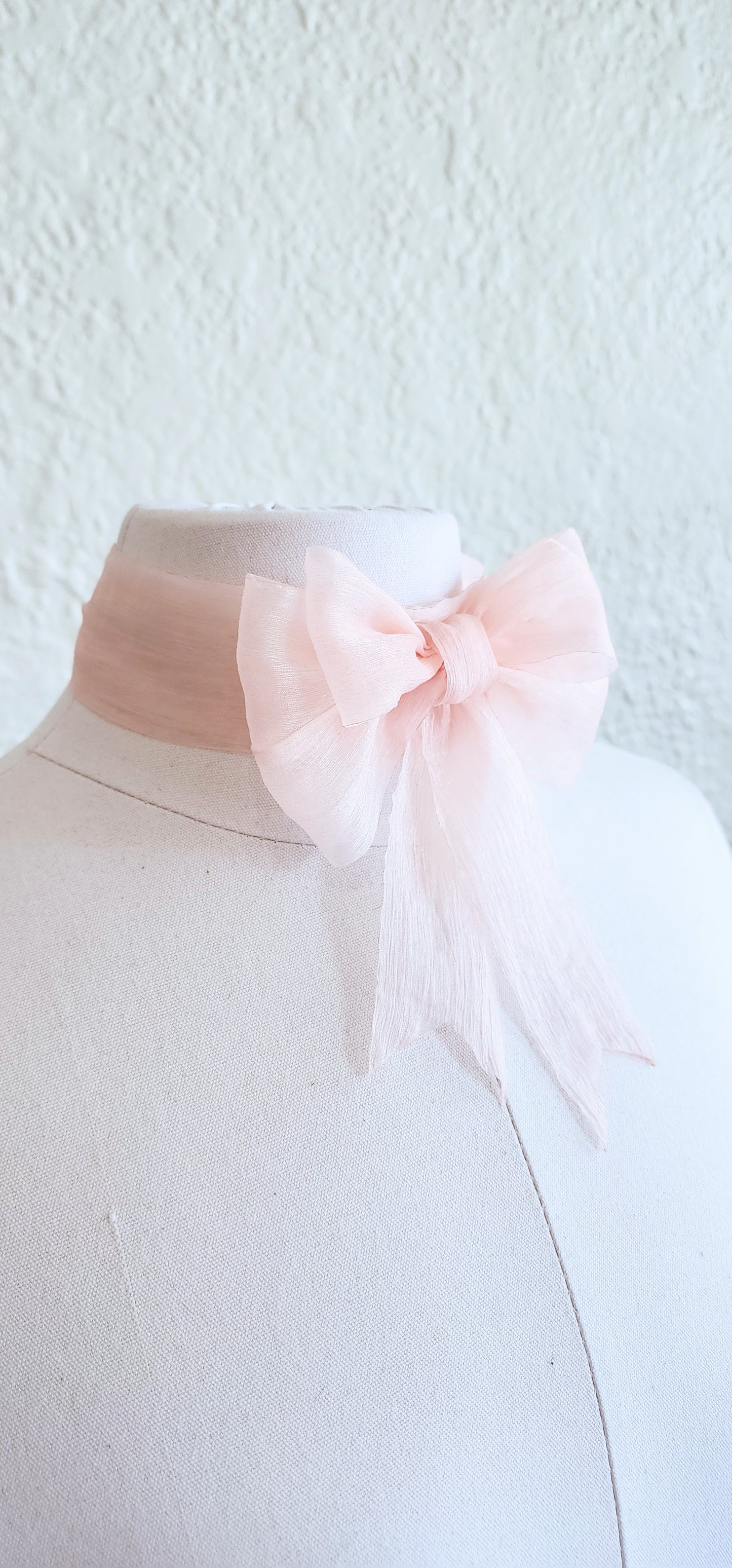 The Versailles Organza Ribbon Wrap Choker Necklace by Hollyville