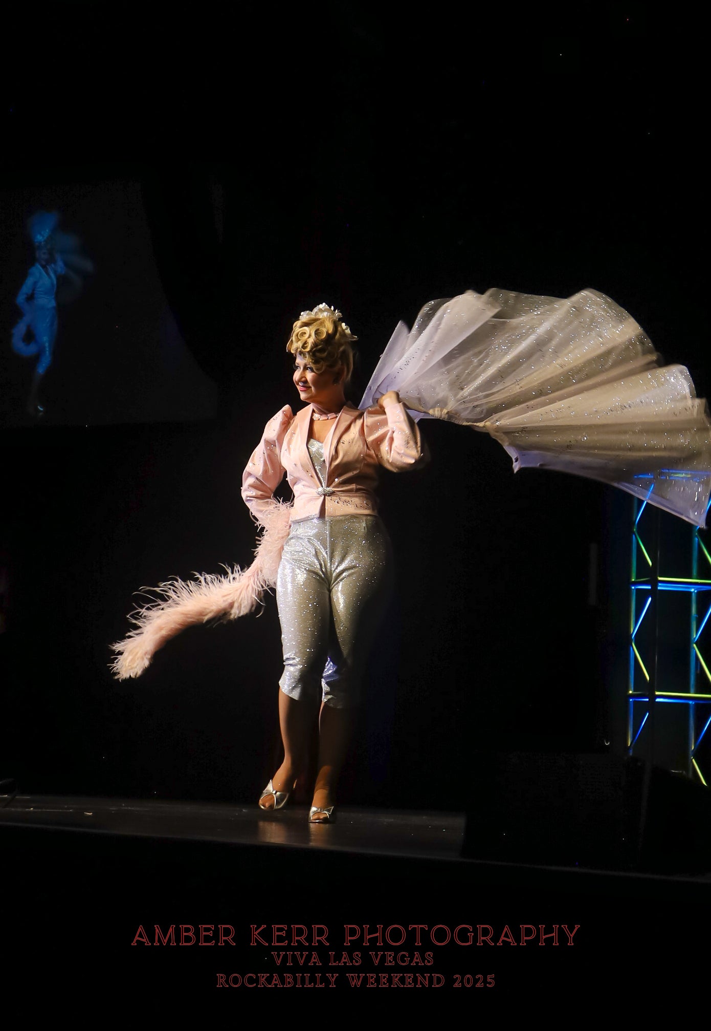 Glinda Glitter and Pearl Blazer Jacket by Hollyville