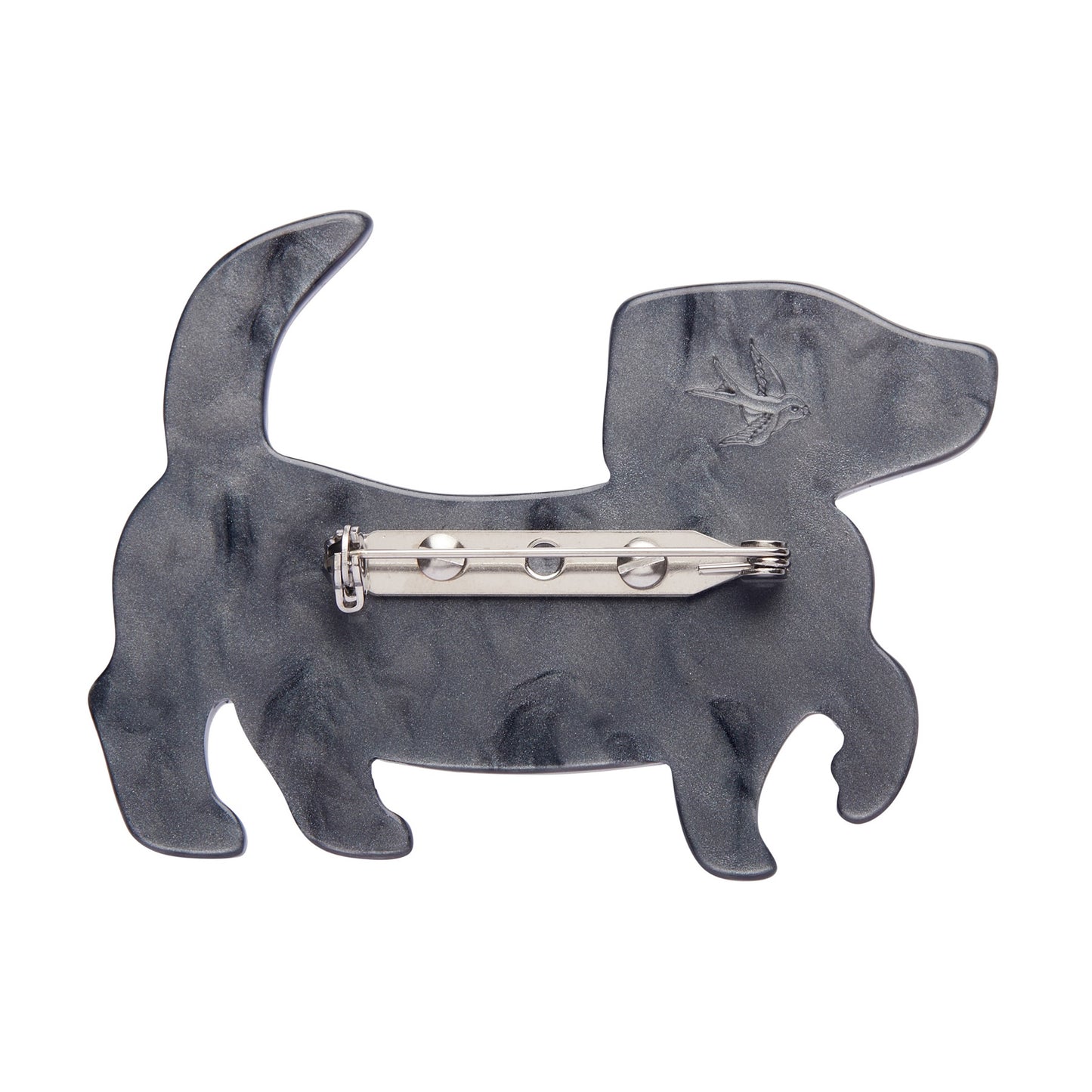 Doggo Darkness Glow in the Dark Brooch by Erstwilder