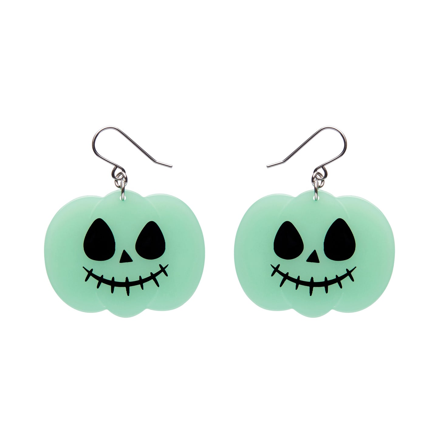 Jack O Lantern Drop Earrings in Glow In The Dark by Erstwilder