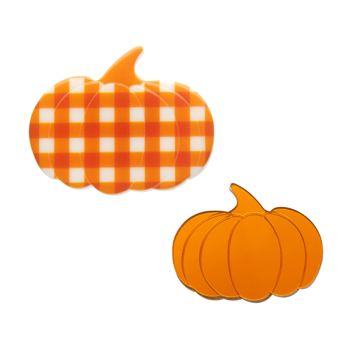 Pumpkin Patch Mini Brooch Set in Orange by Erstwilder