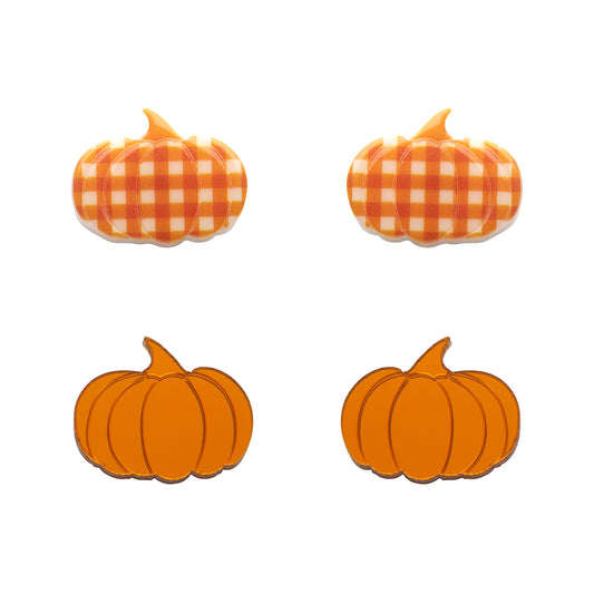 Pumpkin Patch Stud Earrings Set by Erstwilder
