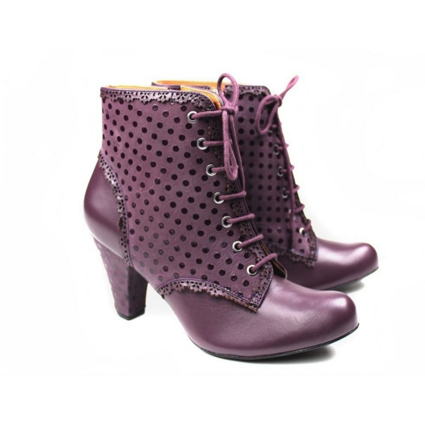 Divine Ankle Boots in Plum by Cristofoli