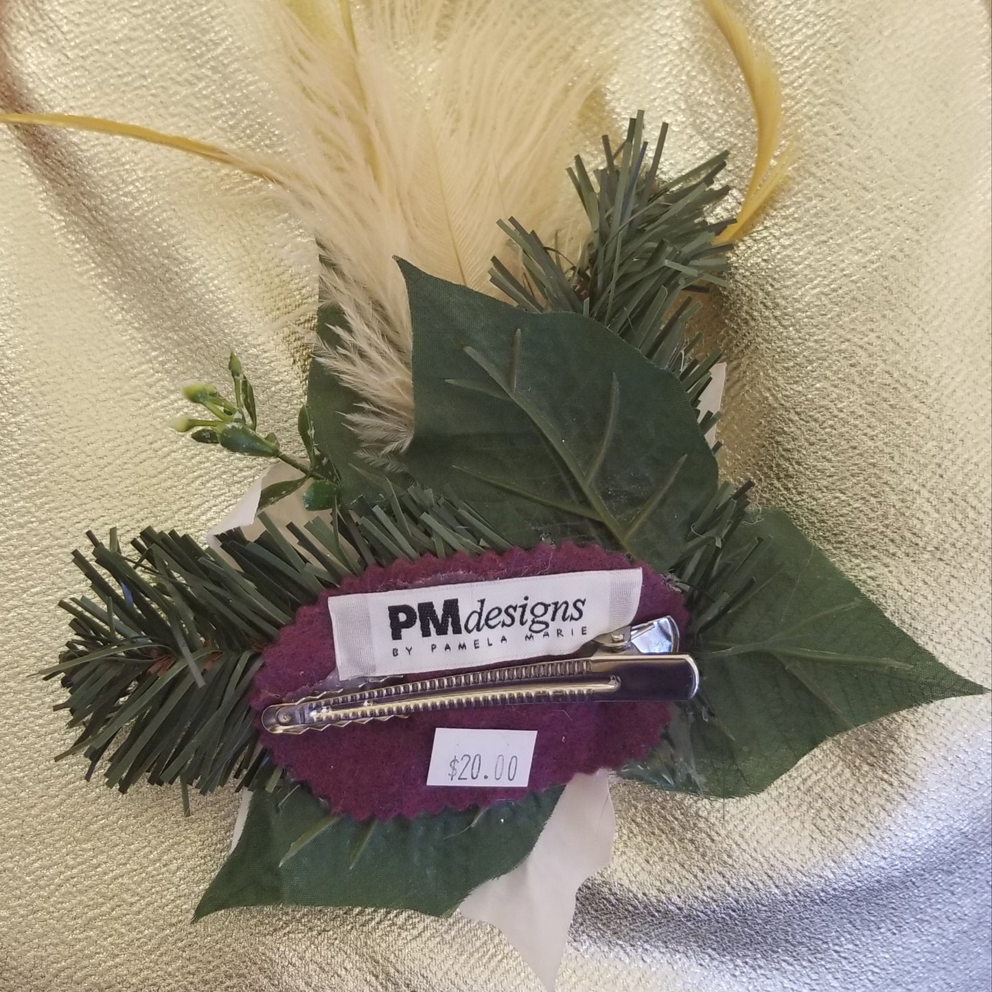 Pink Poinsettia Hair Flower by PMdesigns by Pamela Marie