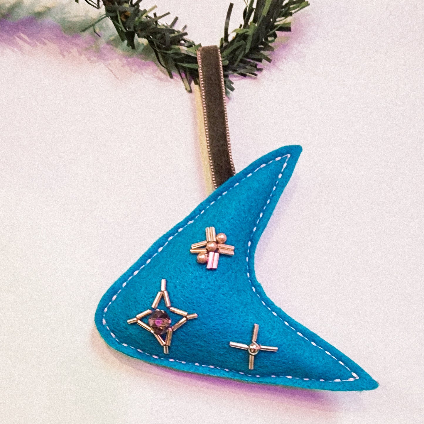 Retro Mid Century Modern Ornament by Hollyville