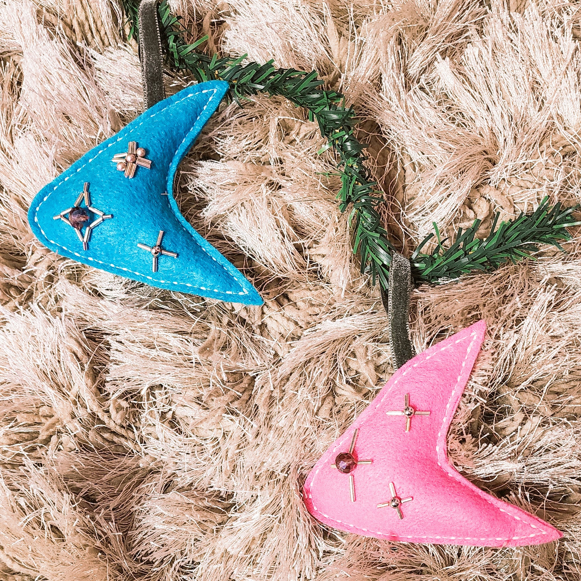 Retro Mid Century Modern Ornament by Hollyville